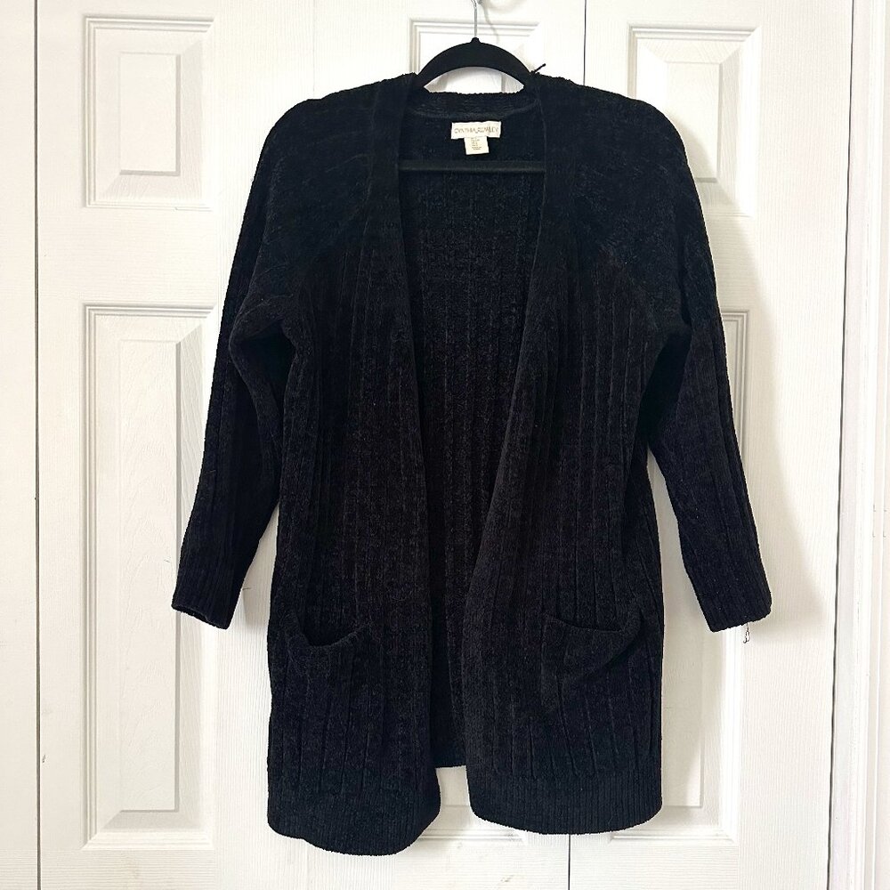 🖤CYNTHIA ROWLEY🖤 KNIT LONG SLEEVE CARDIGAN SIZE S